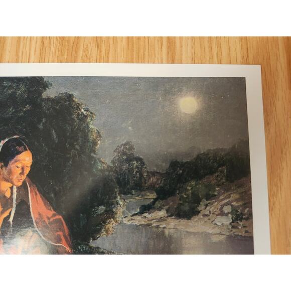 Warming Hands by the Stream Calendar Print Eanger Irving Couse Native Art 9.5x8 - Picture 6 of 8